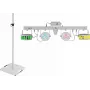 Zestaw LED Laser Bar EUROLITE KLS ze stojakami głośnikowymi BPS-3, biały