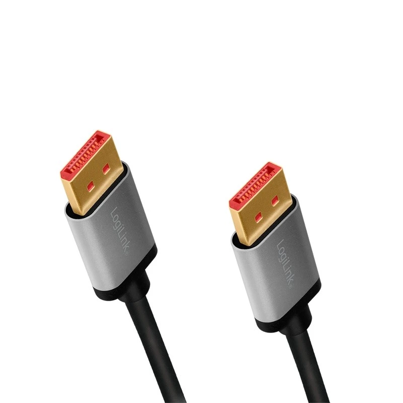 Kabel DisplayPort LogiLink CDA0105 2 m Czarny Szary