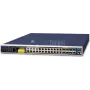 Zarządzalny przełącznik Gigabit Ethernet L3 PLANET IGS-6325-24P4X 24 porty PoE