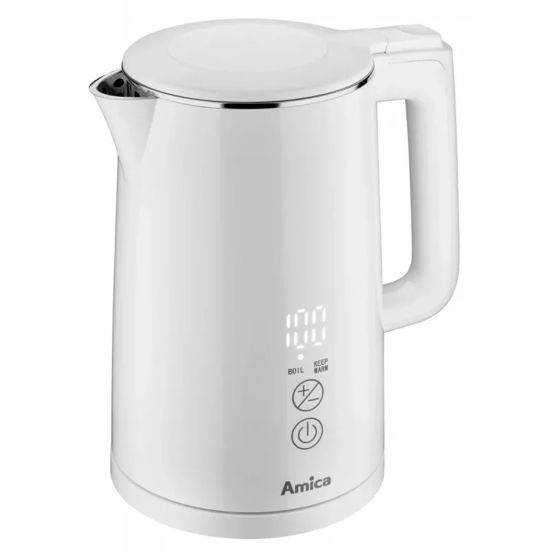 Czajnik elektryczny AMICA 1.5L 2200W Srebrny