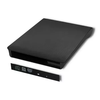 Zewnętrzna obudowa USB 2.0 na napęd optyczny SATA Qoltec 51863 Czarna