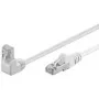 Wentronic Goobay CAT 5e kabel krosowy 1x 90° angled, F/UTP, biały, 3 m - CCA miedź Mix, 1x RJ45-Plug 90° (8P8C) (94180)