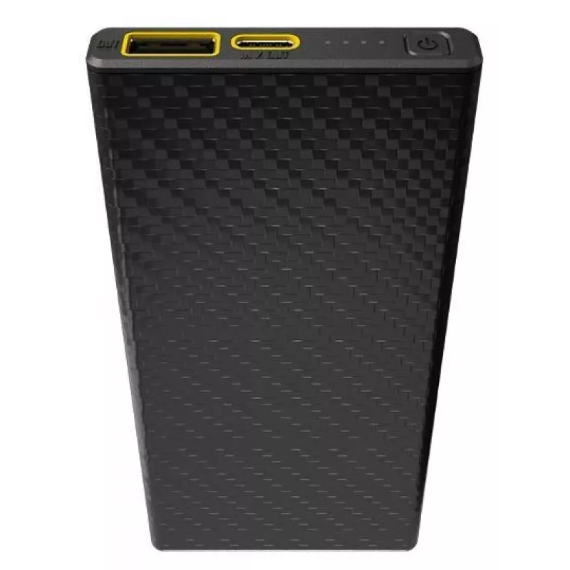 Przenośny powerbank Nitecore CARBO 10000 — litowo-jonowy 10000 mAh, 38 W PD, USB-A + USB-C, szary