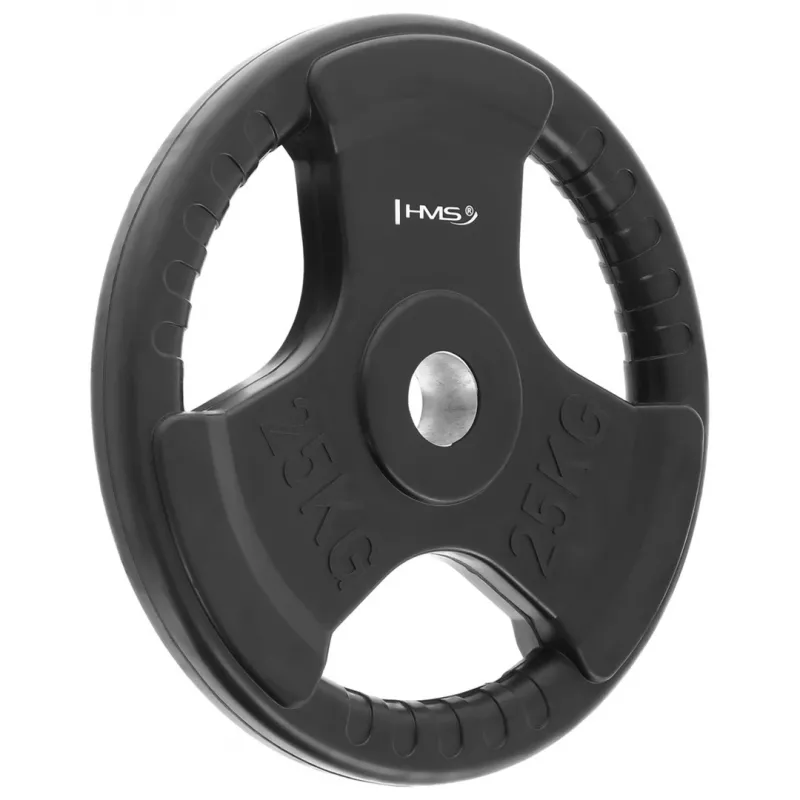 Olimpijski gumowany talerz obciążeniowy 25 kg Hms TOK25