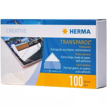Narożniki fotograficzne HERMA Transparol extra large double strips 100 szt.