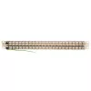 Tripp N254-048-SH-6A 48 portów, 1U, ekranowana, Cat6a STP panel krosowy przepustowy - RJ45 Ethernet - TAA - 10 Gigabit Ethernet - RJ-45 - Cat6a - Srebrny - Biały - Montaż w szafie