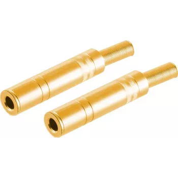 ShiverPeaks BS50800-G2 Złącze przewodowe 6,3 mm Złote Żeńskie 2 szt.