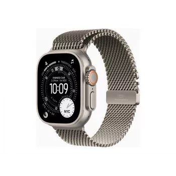 Apple Watch Ultra 3 GPS + Cellular 49mm Natural Titanium Case z Natural Titanium Milanese Loop - Medium | Apple