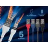 Kabel Tracer 47487 USB A - Type C M/M 1m Szary