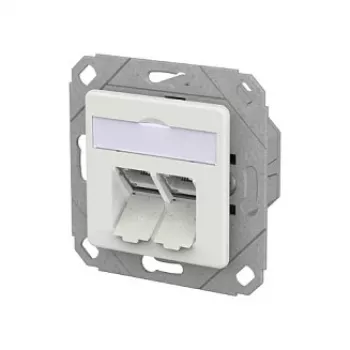 METZ CONNECT Gniazdo przyłączeniowe E-DAT C6A LSA++ 2 Port UPk verkehrswei