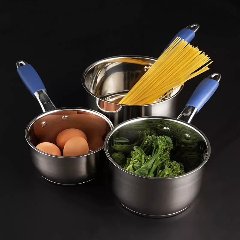 Zestaw garnków Russell Hobbs RH01178EU 3-częściowy, niebieski