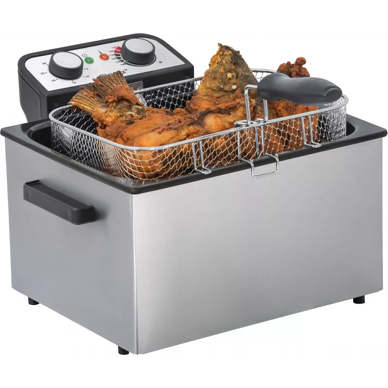 Frytkownica Steba DF 300 Double 5 L 3000 W Czarna Stal Nierdzewna