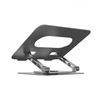 Podstawka pod laptopa Unitek OT180SL01 Aluminium dla ekranów 25,4–40,6 cm (10–16 cali), obrót 360°, pochylenie 0–180°