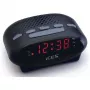 LENCO ICR-210 FM radio zegarowe i budzik radiowy, czarny