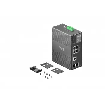 Przełącznik sieciowy TP-Link IES206GPP zarządzalny Gigabit Ethernet (10/100/1000) Power over Ethernet (PoE) czarny
