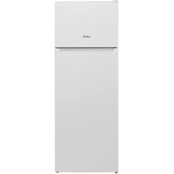 Lodówko-zamrażarka AMICA FD2355.4(E) — 235 l, z zamrażalnikiem na górze, biała, R600a, wolnostojąca, 1450×540×570 mm
