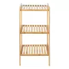 Greenniebieski Bamboo Bathroom Cabinet, 370x330x780mm, 3 Shelves, GB321
