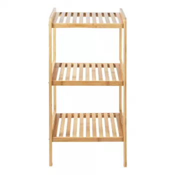 Greenniebieski Bamboo Bathroom Cabinet, 370x330x780mm, 3 Shelves, GB321