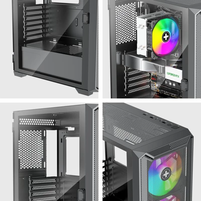 Obudowa|XILENCE|ATX/micro ATX/Mini-ITX|Czarna|Midi Tower|PC|XG161