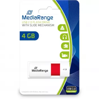 Pendrive MediaRange 4 GB USB Type-A 2.0 MR970