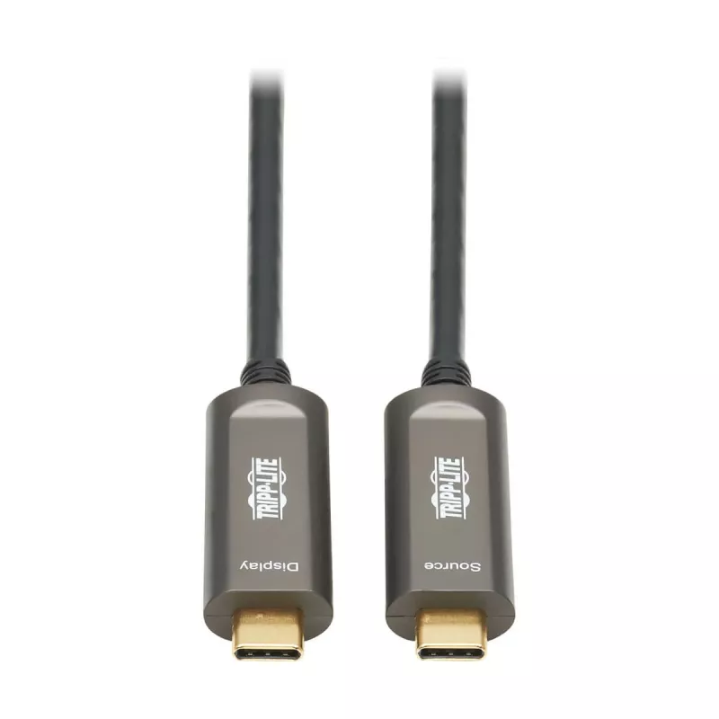 Tripp Eaton Tripp Lite Series USB-C do USB-C Plenum-Rated Światłowodowy Kabel Aktywny (AOC)