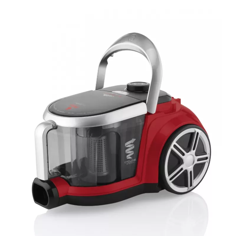 ETA | Odkurzacz | ETA351790000 Stormy Turbo | Bezworkowy | Moc 800 W | Pojemność na kurz 2,2 L | Czarny/Czerwony
