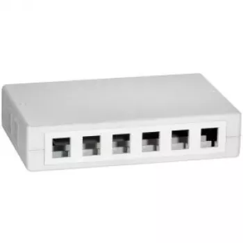 LOGILINK- Keystone Surface Mounted Box 12 port UTP, biały (NK4033)