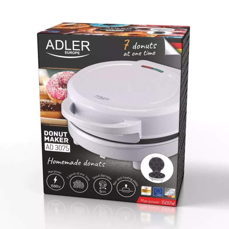 Adler Pączkarka | AD 3075 | Pączkarka | 1500 W