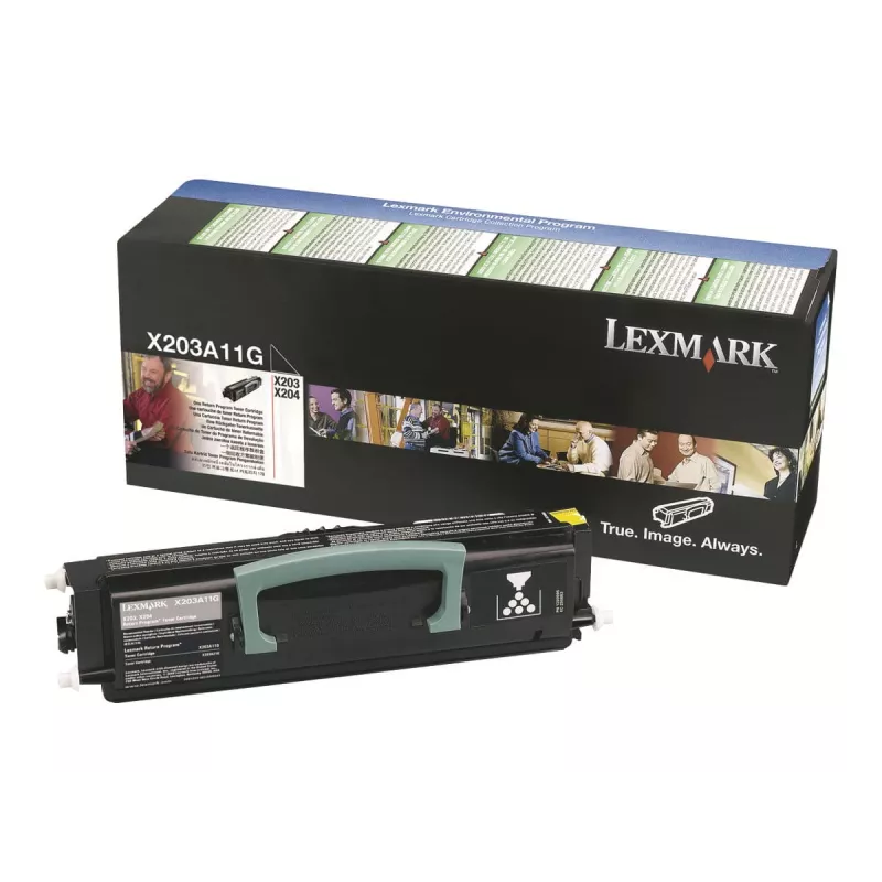 Lexmark Toner X203A11G - Czarny - Wydajność: 2.500 stron (X203A11G)