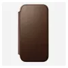 Etui z klapką Nomad NM014209858 do Apple iPhone 17, 16 cm (6,3 cala), brązowe, 4 kieszenie na karty