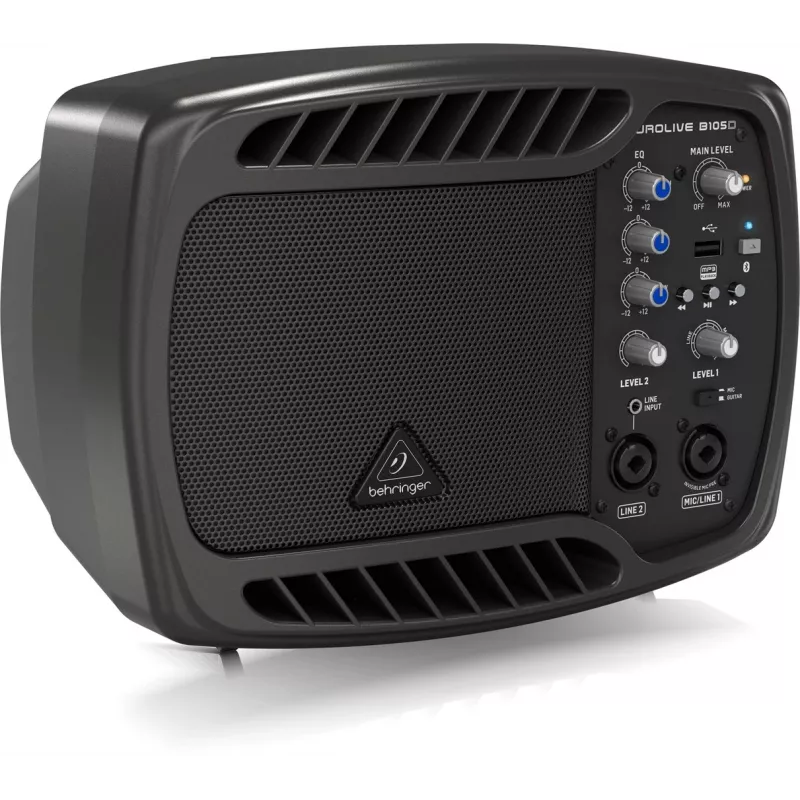 Behringer B105D głośnik Pełny zakres Czarny Przewodowy i bezprzewodowy 50 W