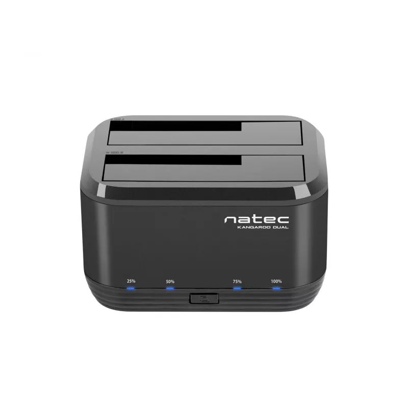 Stacja dokująca HDD 2,5/3,5 USB 3.0 Natec Kangaroo Dual, funkcja klonowania, zasilacz