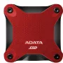Zewnętrzny SSD ADATA SD620 1 TB, przenośny USB 3.2 Gen 2 (Micro-USB B), prędkość odczytu 520 MB/s, prędkość zapisu 460 MB/s, odporny na wstrząsy, czerwony