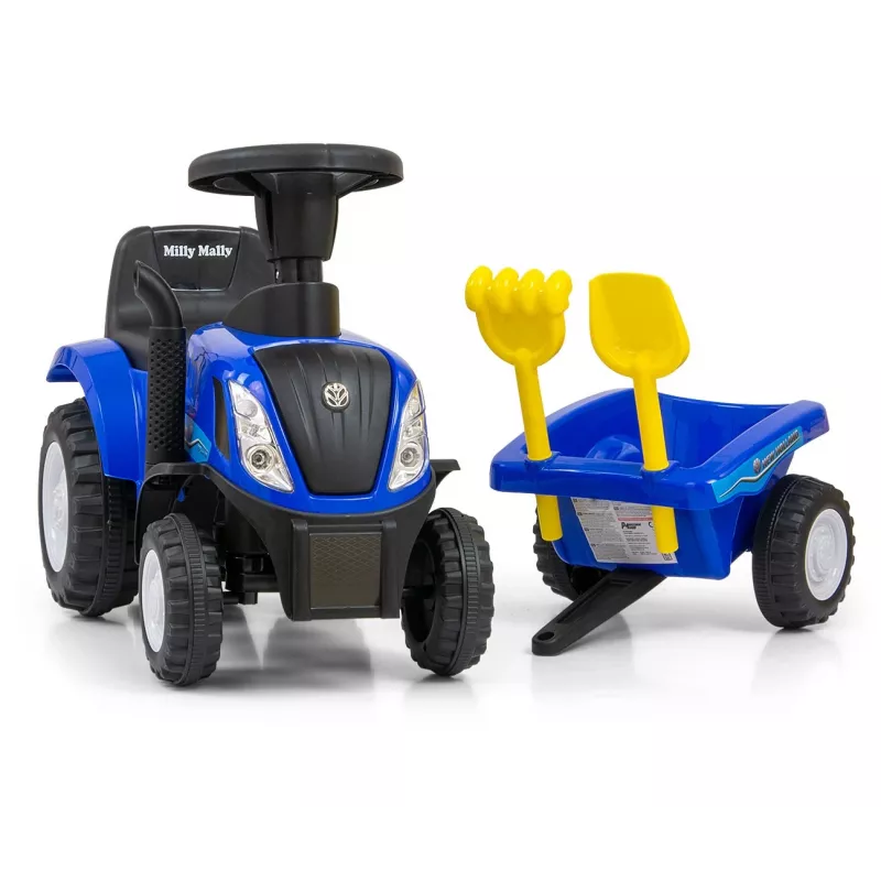 Pojazd do jeżdżenia milly mally New Holland T7 traktor, model 27652, niebieski