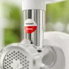 Elektryczna domowa maszynka do mielenia mięsa SMAPP 489.8 — 2000 W, 3 sitka (2,7 / 8 mm), antypoślizgowe nóżki, szary