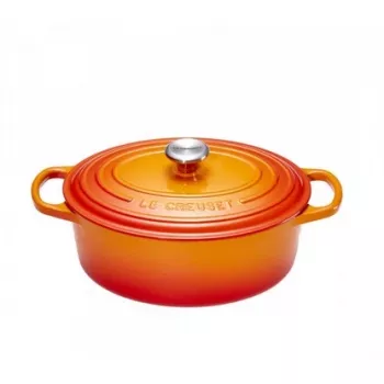 Le Creuset Signature Cocotte owalna 27 cm wulkaniczna