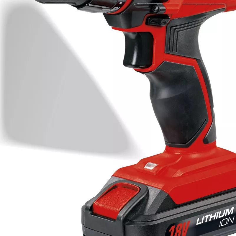 Wiertarko-wkrętarka pistoletowa Einhell TC-CD 18-2 Li, uchwyt bezkluczowy, akumulator 1,5 Ah