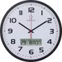 Zegar ścienny Renkforce HD-WRCL135, średnica 32 cm, czarny