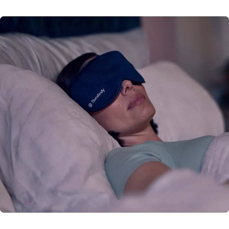 Therabody SleepMask masażer Face Czarny, Niebieski