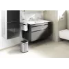 Kosz na śmieci Durable NO TOUCH 6 l prostokątny stal nierdzewna srebrny czarny