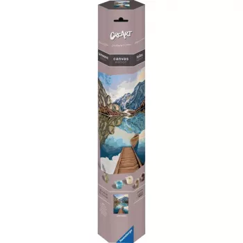 Ravensburger Painting Set CreArt Lake Views 23909 — kreatywny zestaw do malowania po numerkach dla dzieci i dorosłych