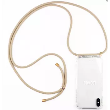Naszyjnik Lookabe loo008 gold nude – noszone akcesorium do smartfona - zawieszka