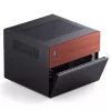 Jonsbo N4 Microtower Casing Czarny Durable Steel Compact PC Enclosure