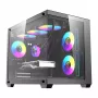 Obudowa komputerowa DarkFlash B275 PRO (czarna) z 6 dołączonymi wentylatorami