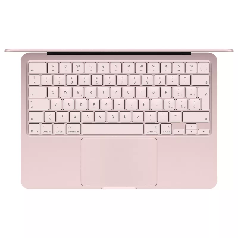MacBook Neo 13 różowy MHFJ4D/A Apple układ A18 Pro, 6-rdzeniowy CPU, 5-rdzeniowy GPU, 8GB, 512GB SSD, Touch ID