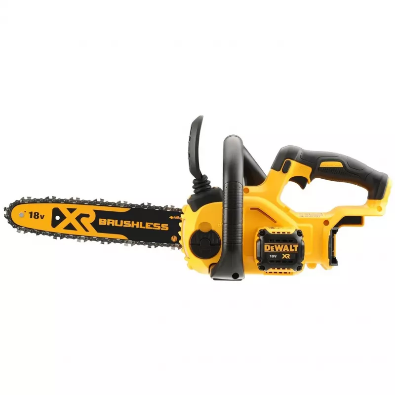 Pilarka łańcuchowa DeWALT DCM565N-XJ — bezprzewodowa, zasilana bateriami, prowadnica 30 cm, pojemność baterii 5 Ah, zbiornik oleju 0,14 L