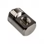 EK Water Blocks EK-Torque Adapter 90 stopni G1/4 cala AG do G1/4 cala IG - Obrotowy, nikiel srebrny