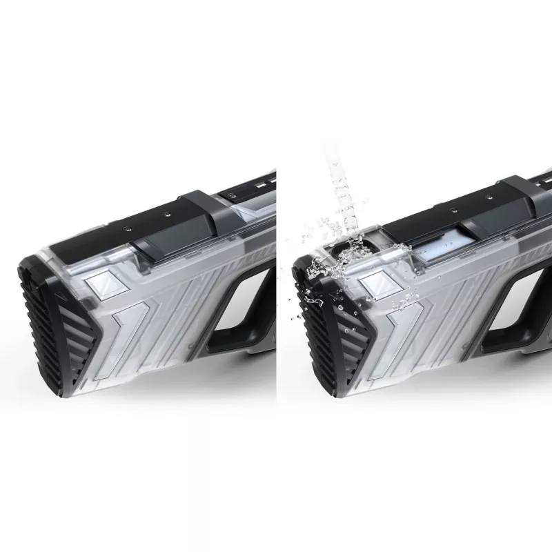 Pistolet na wodę SpyraOne SpyraGO Clear Transparent — kompaktowy, ładowalny miotacz wody SPGO1T