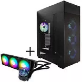 InWin Modfree Deluxe Big-Tower Tempered Glass + InWin NR36 ARGB AiO chłodzenie cieczą - 360mm