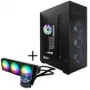 InWin Modfree Deluxe Big-Tower Tempered Glass + InWin NR36 ARGB AiO chłodzenie cieczą - 360mm